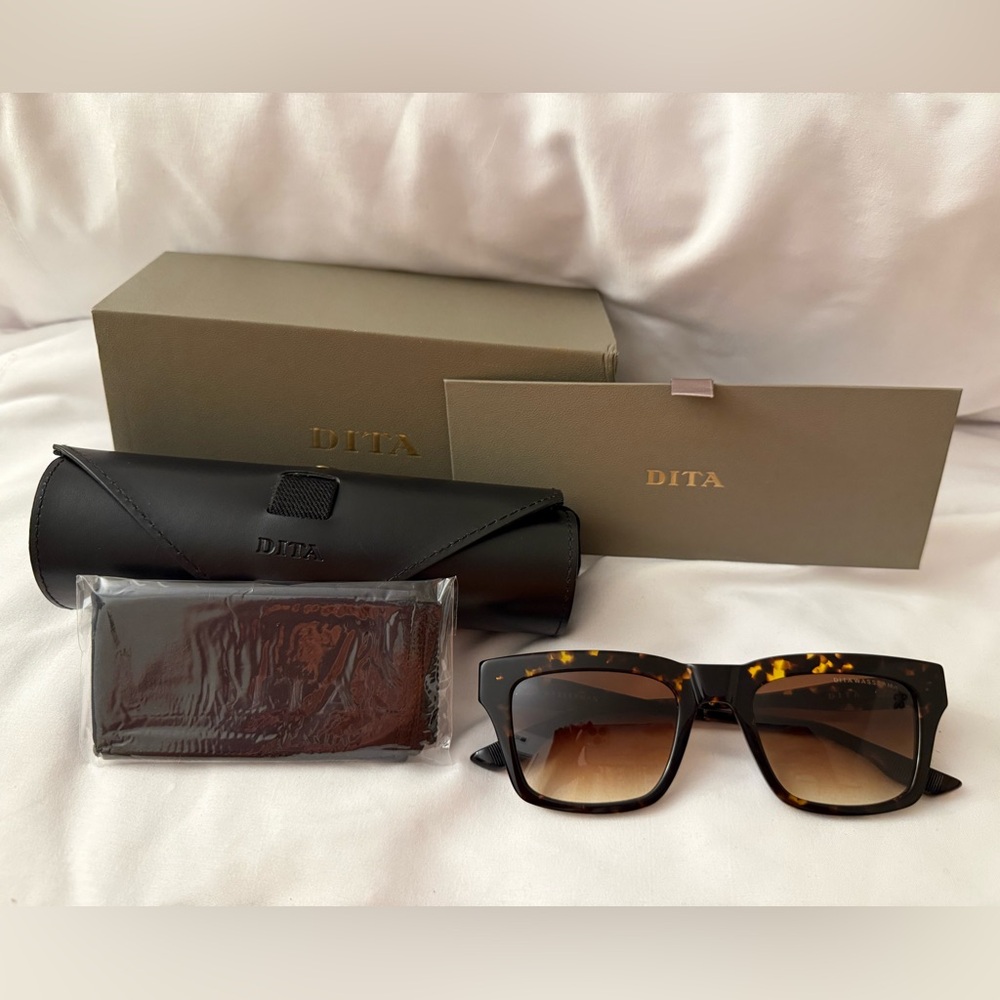 DITA WASSERMAN Tortoise Shell Sunglasses - image 1